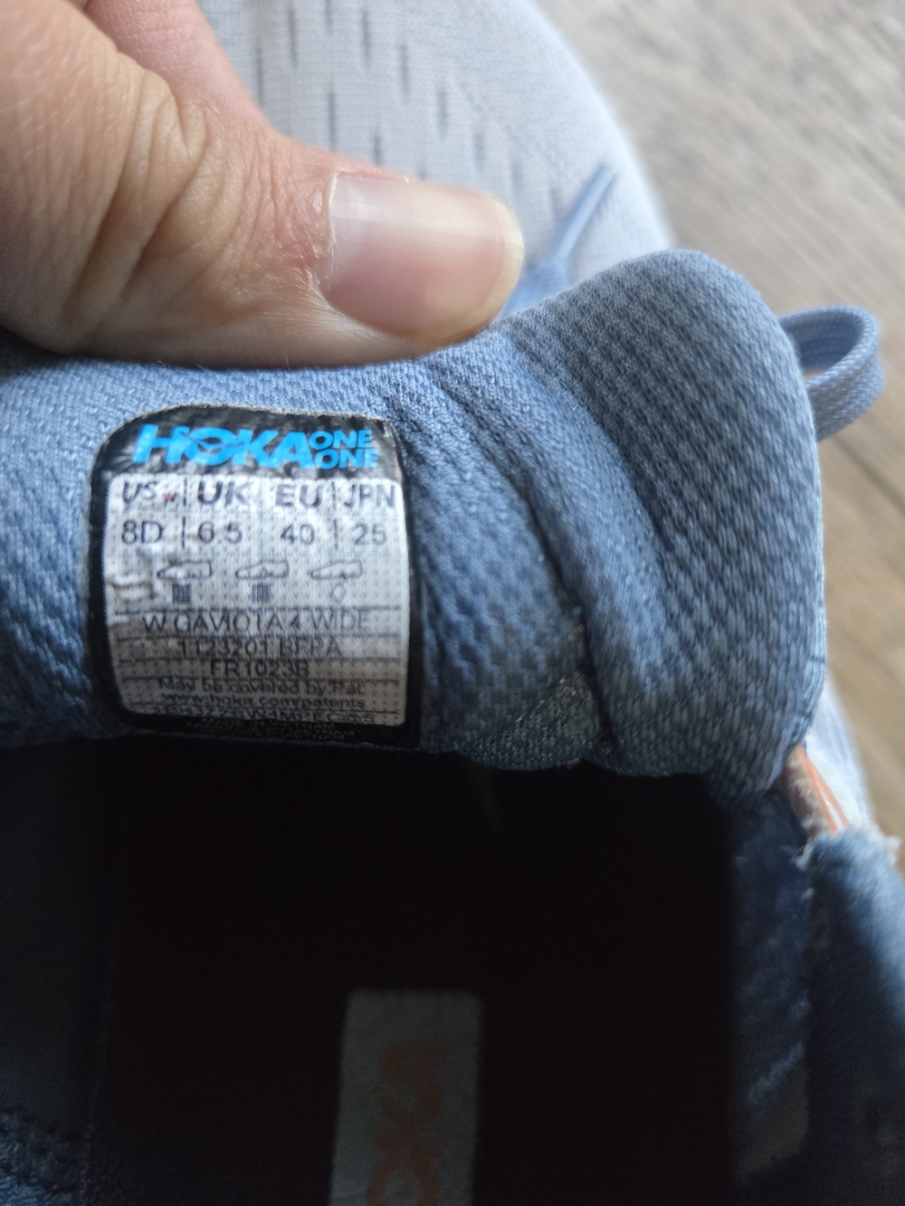 Hoka Light Blue Running Sneakers - Picture 5 of 6